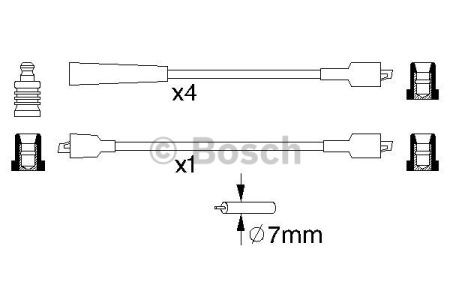 BOSCH 0986356880 Высоковольтные провода в наличии Черкассы