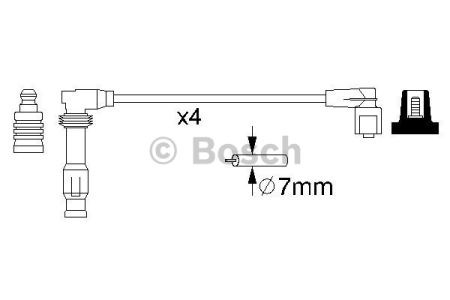 0986356986 BOSCH Высоковольтные провода купить в Запорожье