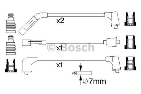 BOSCH 0986356988 Высоковольтные провода в наличии Тернополь