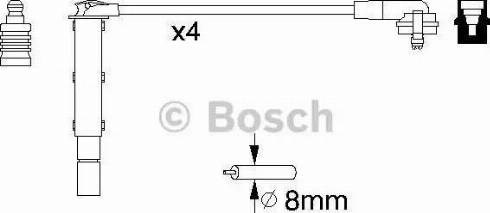 BOSCH 0986357090 Высоковольтные провода в наличии Ровно