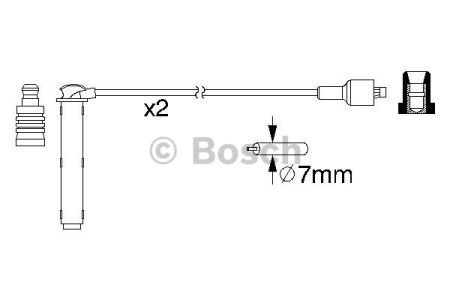 BOSCH 0986357154 Высоковольтные провода в наличии Павлоград