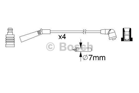 0986357157 BOSCH Высоковольтные провода купить в Одесса