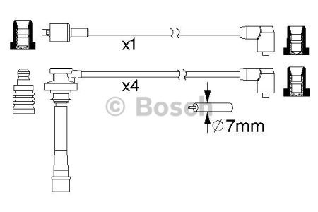 0986357197 BOSCH Высоковольтные провода купить в Сумы