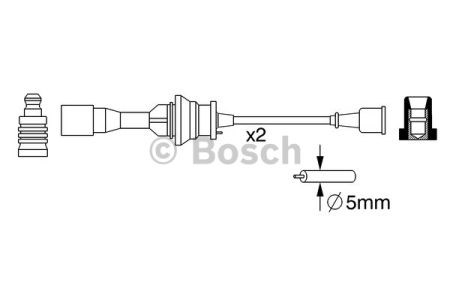 BOSCH 0986357266 Высоковольтные провода в наличии Киев