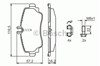 Колодки тормозные передние дисковые 0986424470 BOSCH