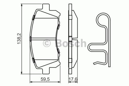 Колодки 0986424700 BOSCH