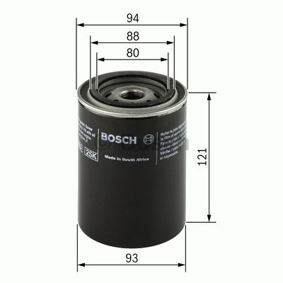 0986452064 BOSCH Фильтр масляный купить в Хмельницкий