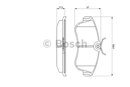 0986461147 BOSCH Колодки тормозные передние дисковые купить в Чернигов
