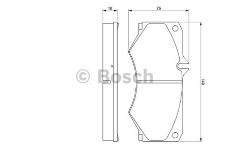 BOSCH 0986467841 Колодки тормозные передние дисковые в наличии Киев