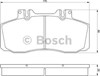 Комплект задних колодок 0986468350 BOSCH