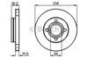 Ротор тормозной 0986478018 BOSCH