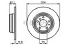 Задний дисковый тормоз 0986478095 BOSCH