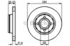 Тормоз дисковый передний 0986478128 BOSCH