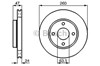 Передний тормозной диск 0986478170 BOSCH