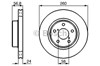 Тормоз дисковый передний 0986478293 BOSCH