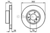 Диск тормозной передний 0986478317 BOSCH