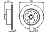 Задний дисковый тормоз 0986478328 BOSCH