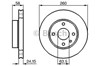 Передний тормозной диск 0986478346 BOSCH