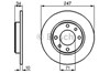 Диск тормозной задний 0986478359 BOSCH