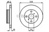 Передний тормозной диск 0986478385 BOSCH