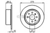 Диск тормозной задний 0986478420 BOSCH