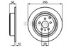 Задний тормозной диск 0986478435 BOSCH