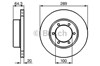 Передний тормозной диск 0986478453 BOSCH