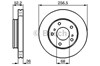 Тормоз дисковый передний 0986478485 BOSCH