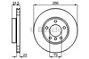 Диск тормозной передний 0986478513 BOSCH