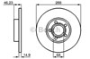 Диск тормозной передний 0986478545 BOSCH