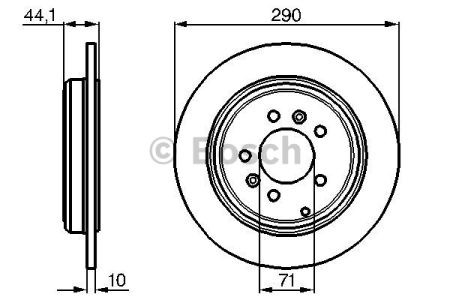 BOSCH 0986478556 Тормозные диски в наличии Одесса