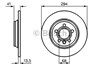 Дисковый тормоз 0986478569 BOSCH