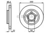 Задний тормозной диск 0986478574 BOSCH