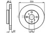 Ротор тормозной 0986478578 BOSCH