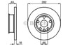 Передний тормозной диск 0986478613 BOSCH