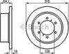 Задний дисковый тормоз 0986478713 BOSCH