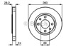 Диск тормозной передний 0986478830 BOSCH