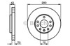 Передний тормозной диск 0986478883 BOSCH