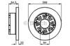 Задний тормозной диск 0986478886 BOSCH