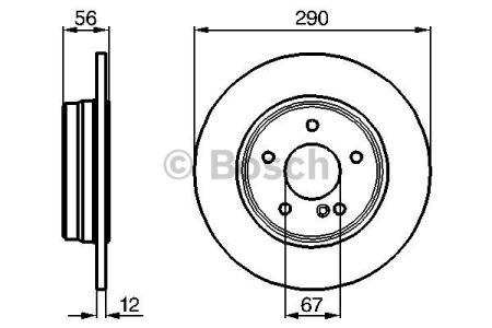 0986478899 BOSCH Тормозные диски купить в Черкассы
