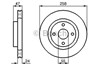 Передний тормозной диск 0986478989 BOSCH