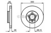 Передний тормозной диск 0986479037 BOSCH