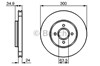 Тормоз дисковый передний 0986479048 BOSCH