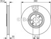 Ротор тормозной 0986479093 BOSCH