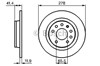 Задний дисковый тормоз 0986479106 BOSCH