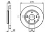 Тормоз дисковый передний 0986479124 BOSCH