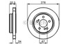 Диск тормозной задний 0986479133 BOSCH