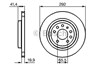 Задний тормозной диск 0986479142 BOSCH