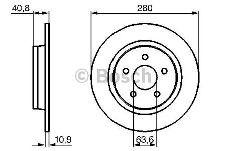 Тормозные диски 0986479170 BOSCH