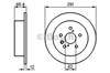 Задний тормозной диск 0986479200 BOSCH